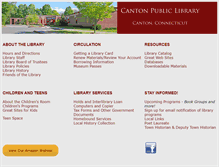Tablet Screenshot of cantonpubliclibrary.org